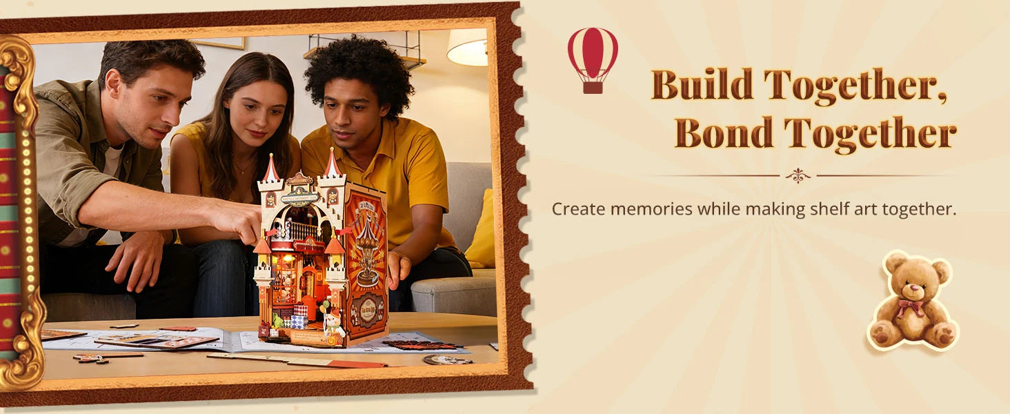 Fairytale Amusement Park book nook kit – lifestyle shot