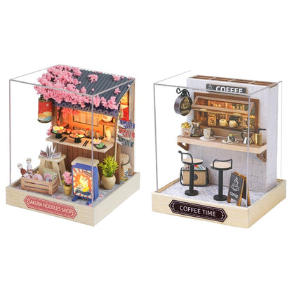 Sakura Noodles Shop DIY Dollhouse Kit