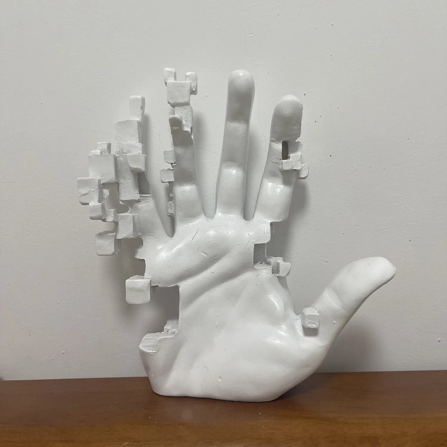 Mosaic Palm Resin Sculpture book nook kit – complete kit