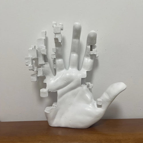 Mosaic Palm Resin Sculpture book nook kit – complete kit