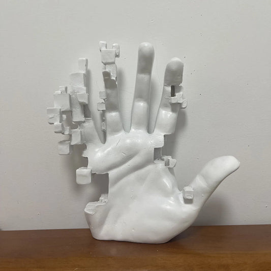 Mosaic Palm Resin Sculpture book nook kit – complete kit