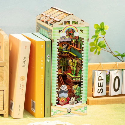 Panda Land Series DIY Book Nook Kit - Detailed View