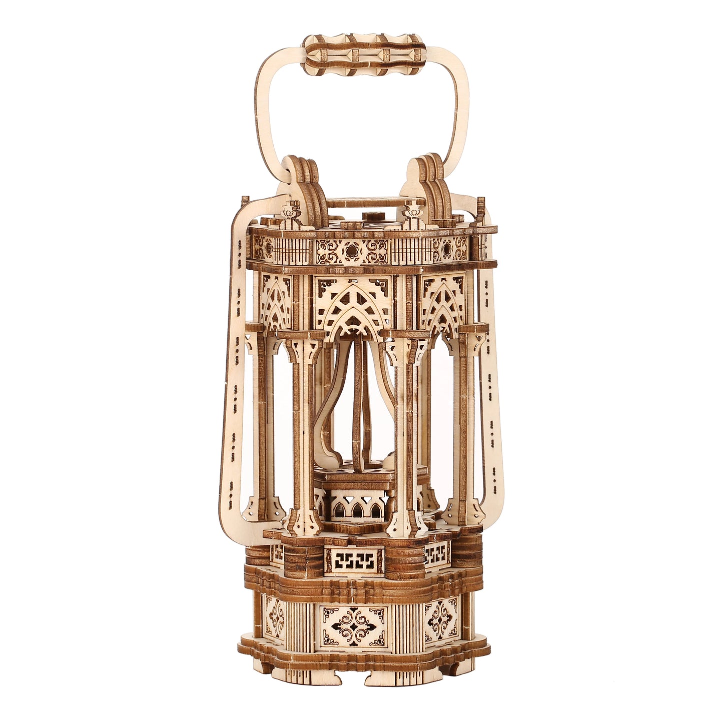 Tang Lantern , Scale Model, Model , Handcraft 3d wooden puzzle – close-up details