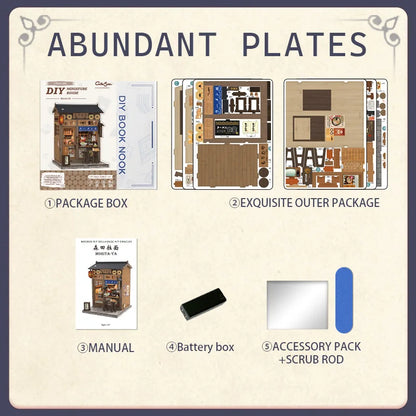 Light Bookshelf Insert book nook kit – view 15