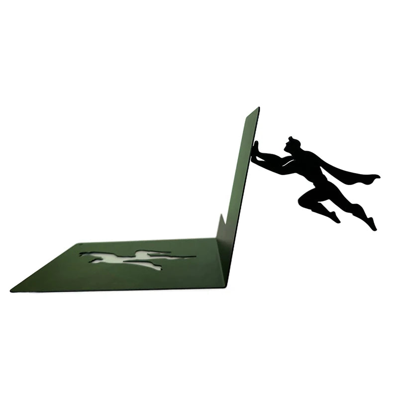 Creative Super Hero Bookshelf Figurine miniature – with LED lights on