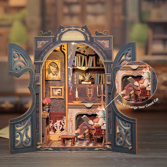 Count Cat’s Study – Wizard’s Book Nook for Magical Minds