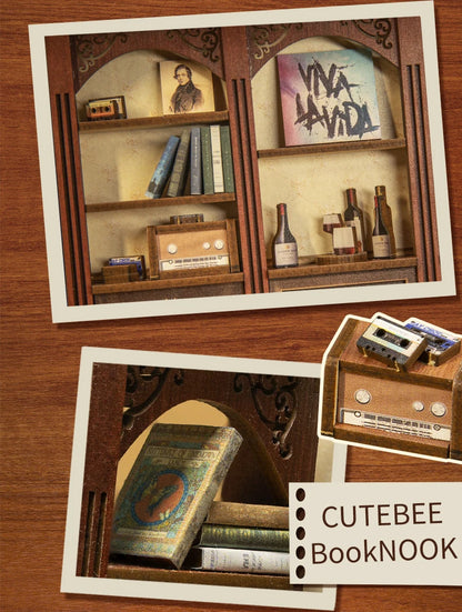 CUTEBEE Book Nook Kit Sets