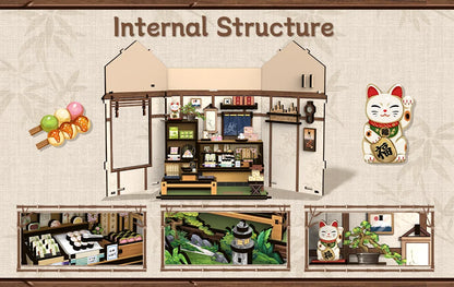 Miniature Bookshelf Insert Wooden book nook kit – view 41