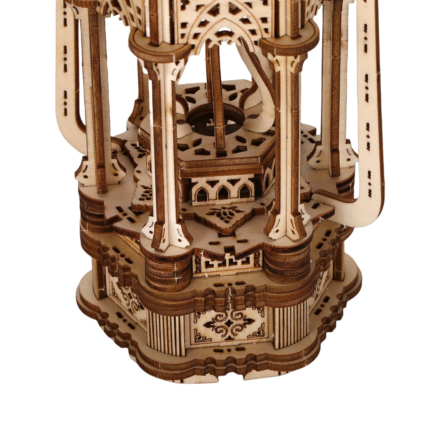 Tang Lantern , Scale Model, Model , Handcraft 3d wooden puzzle – side angle