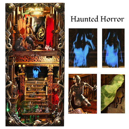 Haunted Hotel DIY Book Nook Kit - Finished Display