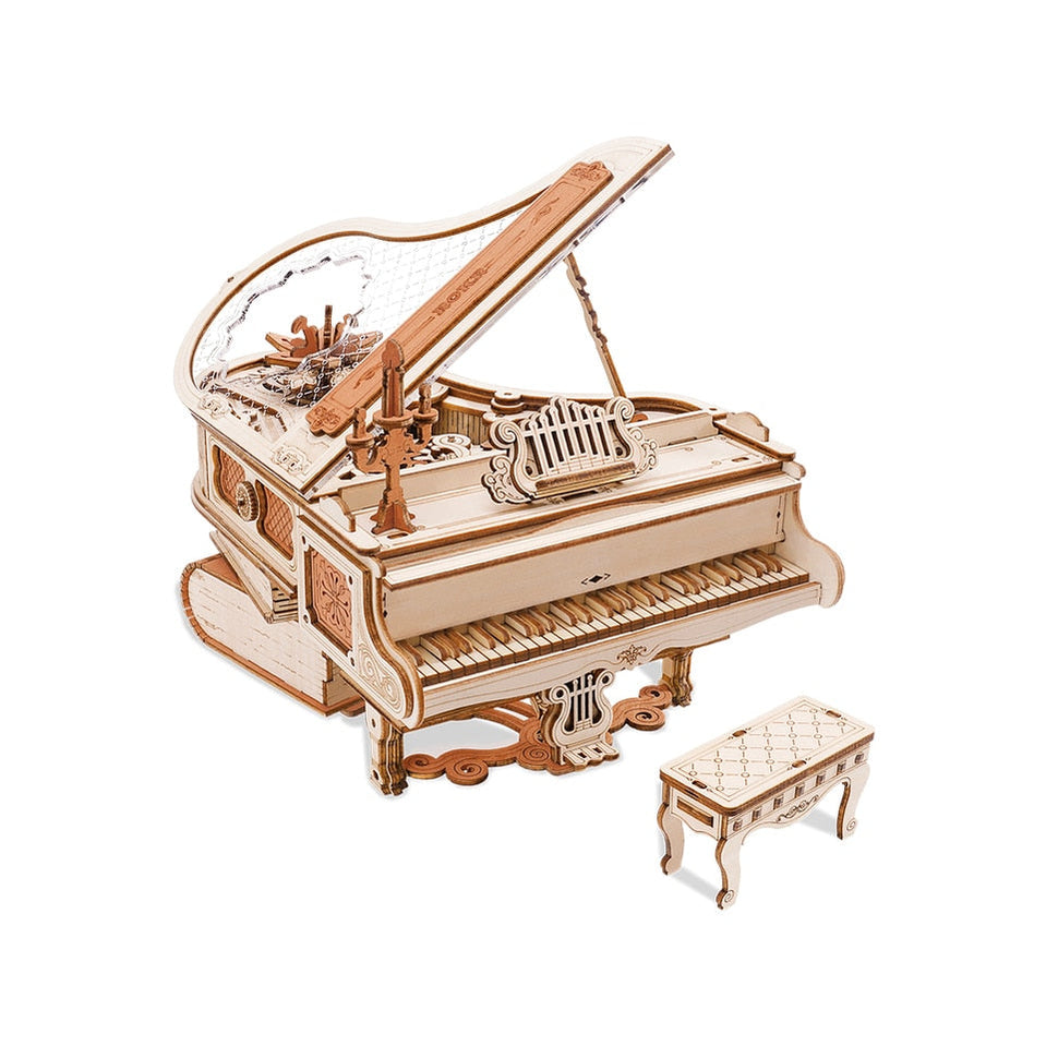 Robotime Rokr AMK81 Magic Piano DIY Music Box - Mycutebee