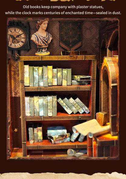 Wooden Miniature Model Owl Library Magic 3d wooden puzzle – view 27