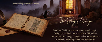 Tg Series Gothic Architecture Building 3 book nook kit – side angle