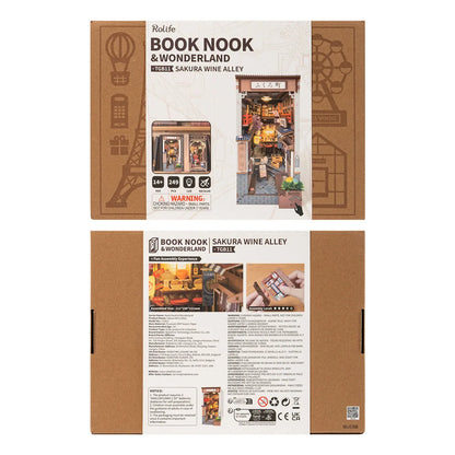 Sakura Wine Alley DIY Booknook Kit