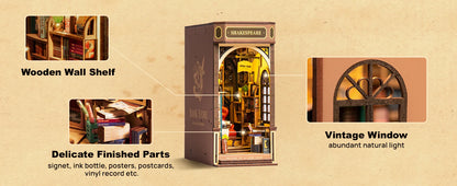 Shakespeare DIY Book Nook Kit