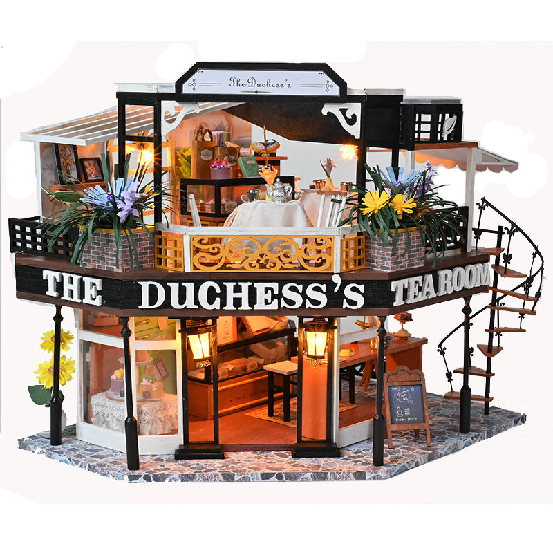 The Duchess's Tea Room DIY Dollhouse Kit.