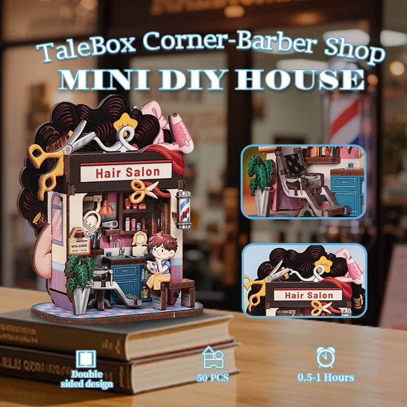 Hair Salon Corner DIY Miniature House Kit - View 11 of 12