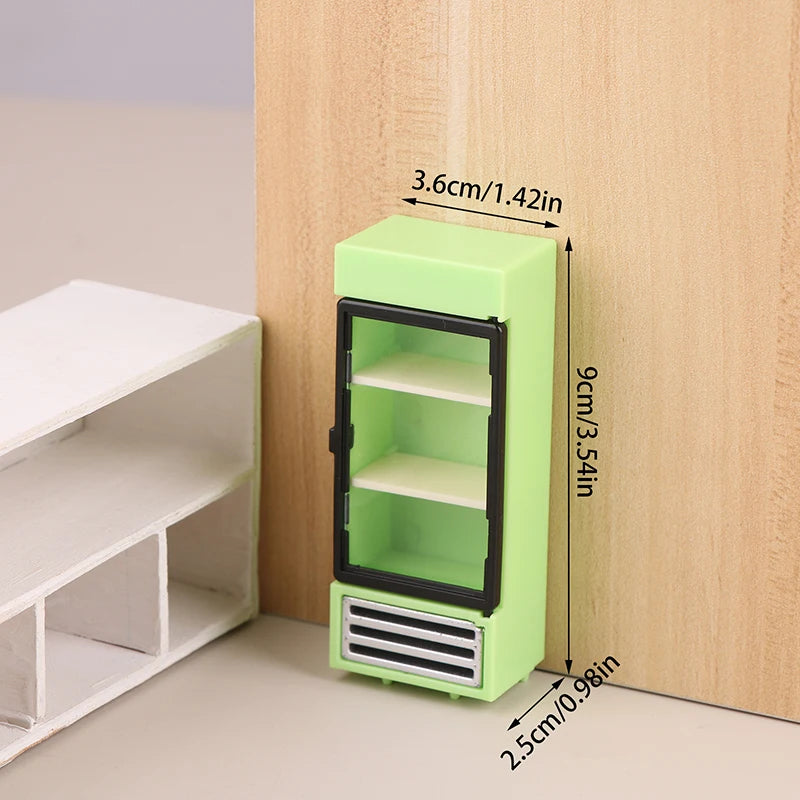 Accessorio in miniatura per frigorifero e congelatore 1:12