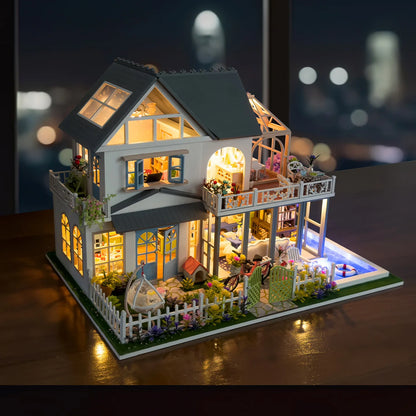 Modern Villa DIY Miniatyrhuskit