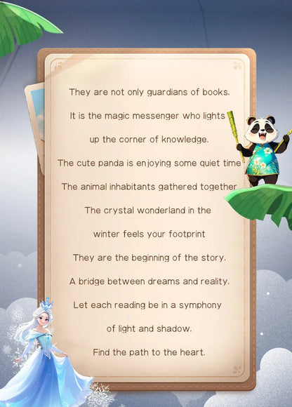 Panda Land Series DIY Book Nook Kit - Interior Design