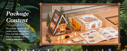 A-frame Cabin 3d wooden puzzle – view 14