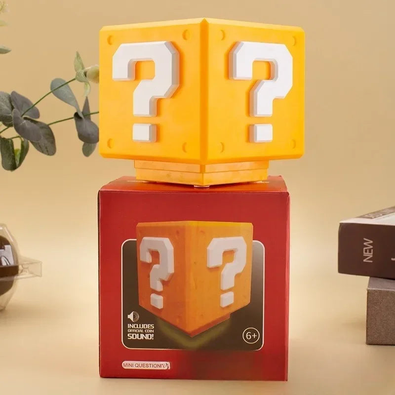 Question Mark Super Bro LED Figurine music box kit – close-up details