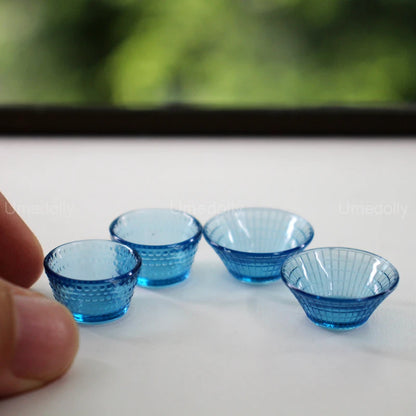 1:6 Miniature Dollhouse Glassware Set – Decanters & Cups