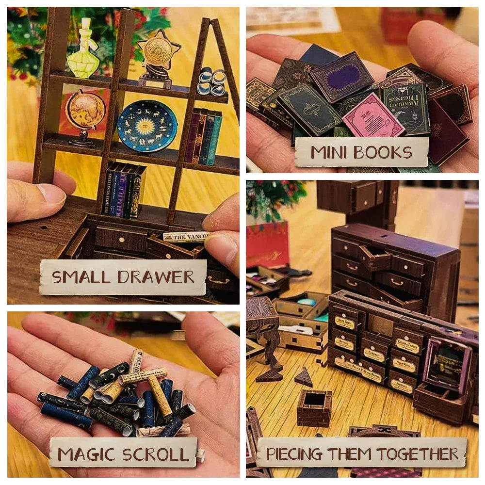 CUTEBEE Book Nook Kit Sets