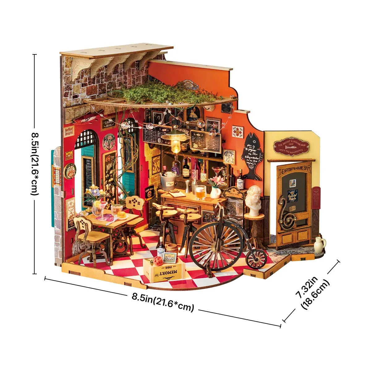 Cheers Bar DIY Miniature House Kit
