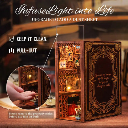 CUTEBEE Book Nook Kit Sets