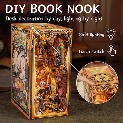 Fantastic Animals DIY Book Nook Kit - Detailed View