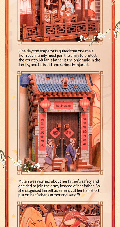Legend of Mulan DIY Book Nook Kit