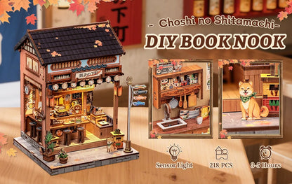 Miniature Bookshelf Insert Wooden book nook kit – view 32