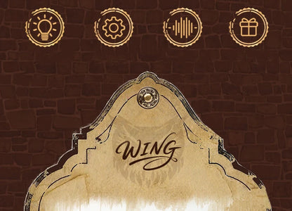 Wooden Miniature Model Owl Post Office 3d wooden puzzle – side angle