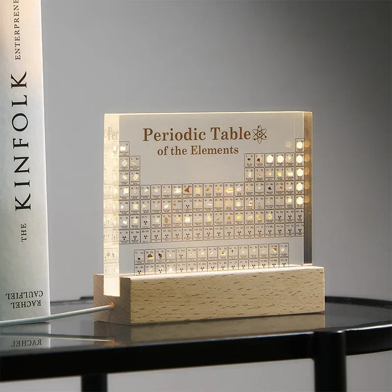 Periodic Table Acrylic Display book nook kit – display setup