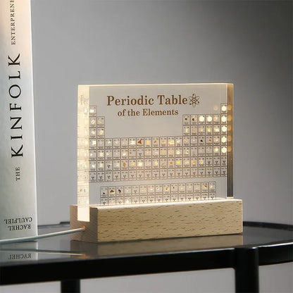 Periodic Table Acrylic Display book nook kit – display setup