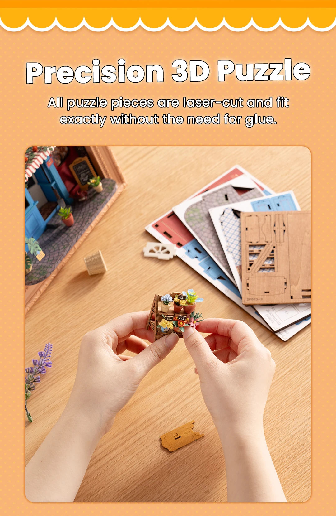 3D Shadow Box LED Light Up with Frame 3d wooden puzzle – view 15