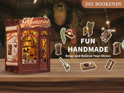 Owl Bookstore DIY Booknook Kit
