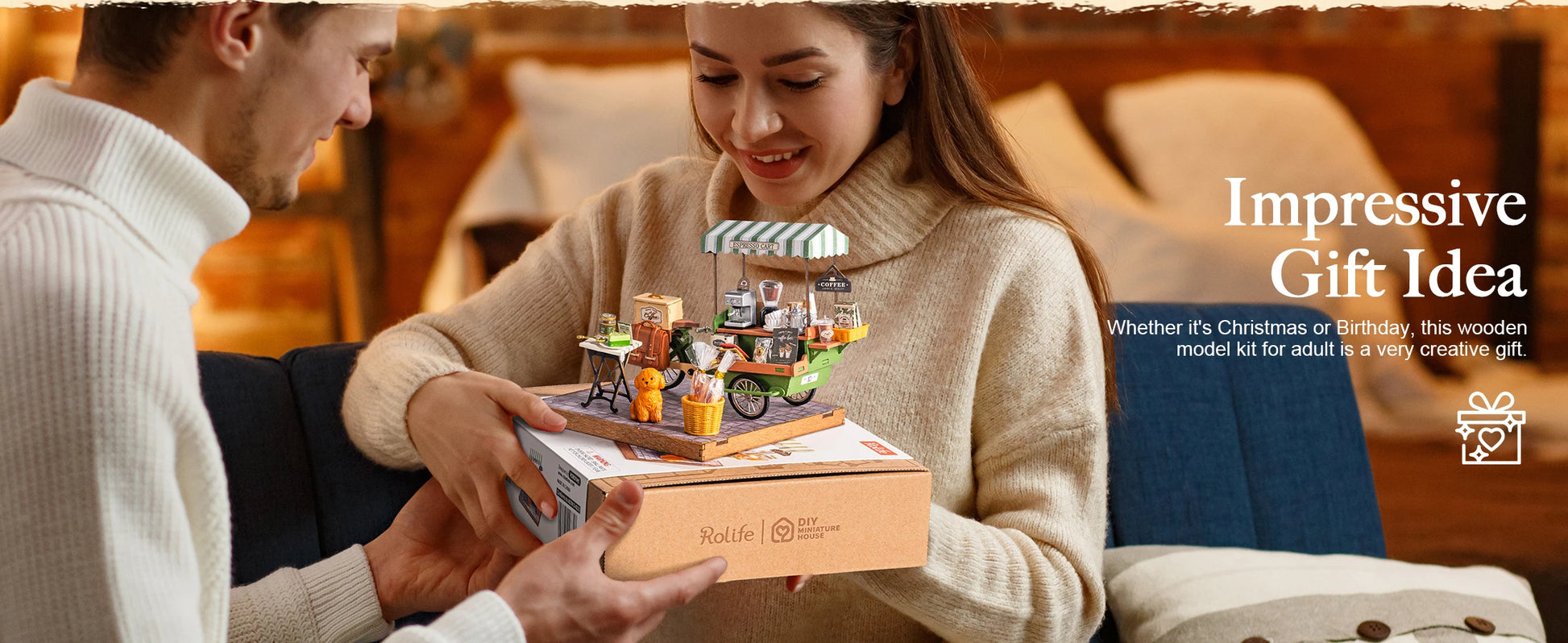 Vienna Bookstore Foldable 2 Story European miniature house kit – view 20