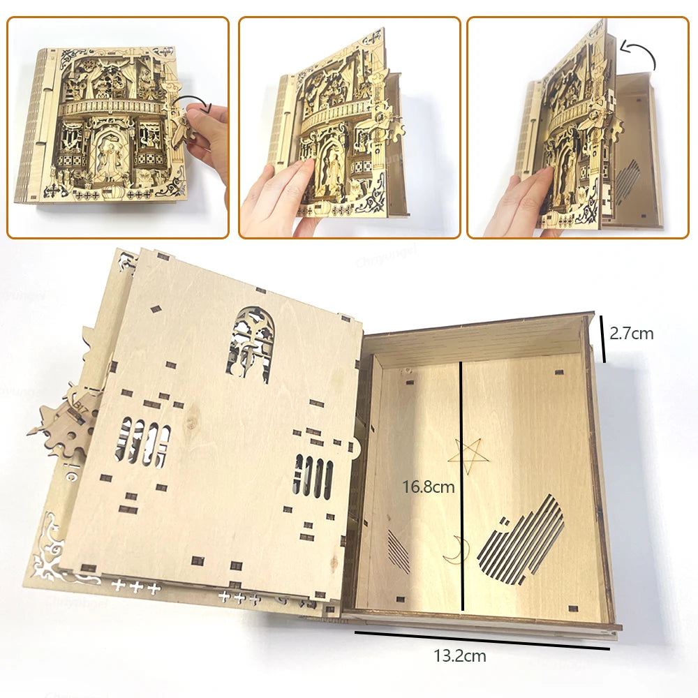 Book of Secrets Wooden 3d wooden puzzle – view 35