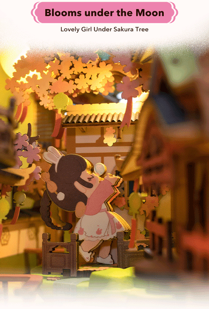 Rolife Falling Sakura Book Nook Kit
Step