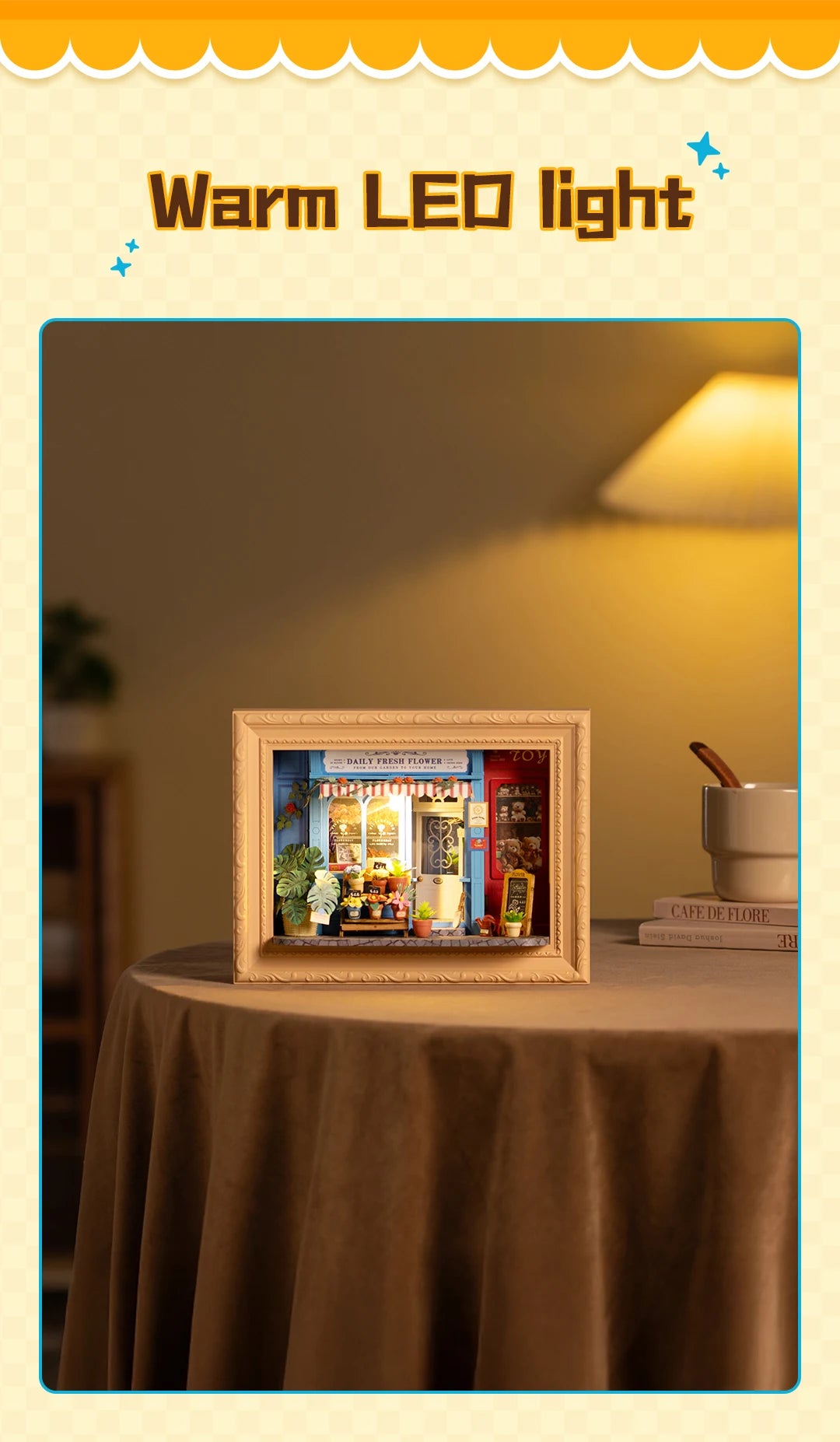 3D Shadow Box LED Light Up with Frame 3d wooden puzzle – view 17