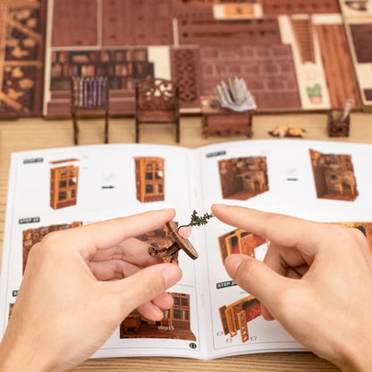 Eternal Bookstore DIY Book Nook Kit - Building Process