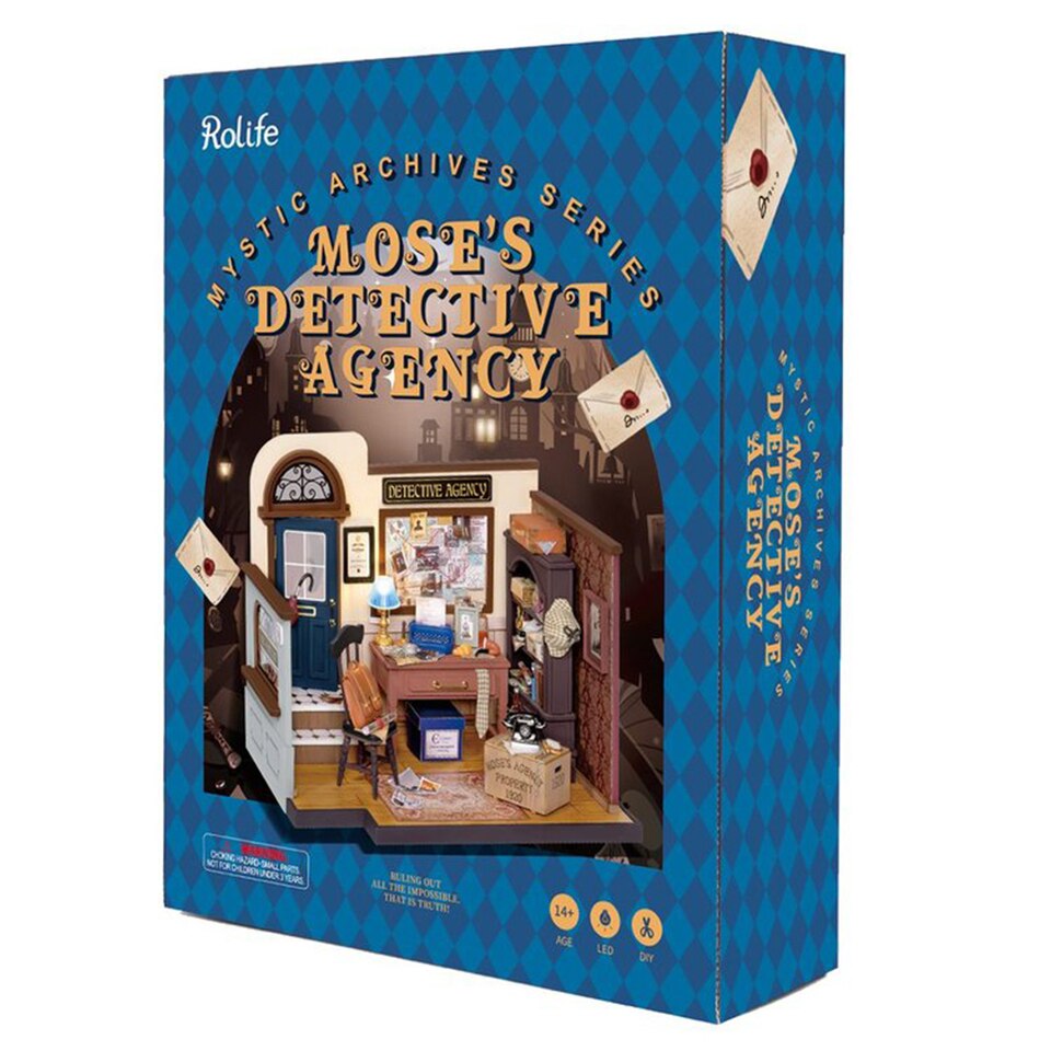 Rolife Mose's Detective Agency DIY Dollhouse Kit
