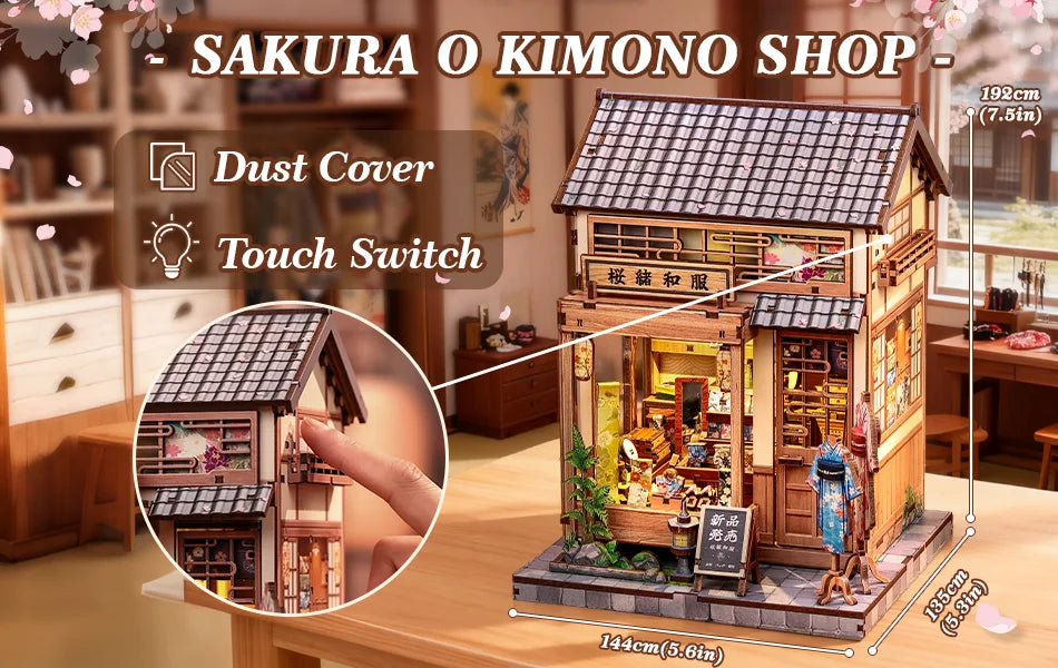 Bookshelf Insert book nook kit – display setup