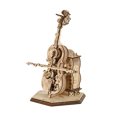 Violoncello 3D Car Scale Model Model 3d wooden puzzle – close-up details