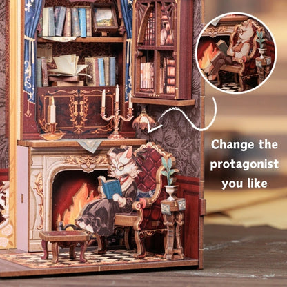 Owl Bookstore DIY Booknook Kit
