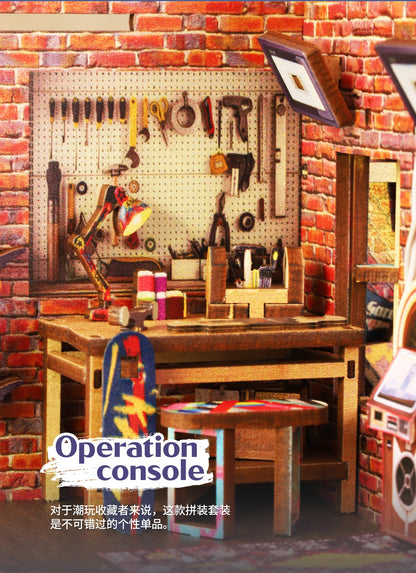 Dynamic Skatepark Diorama - Action-packed 3D Wooden Bookend 3d wooden puzzle – view 27