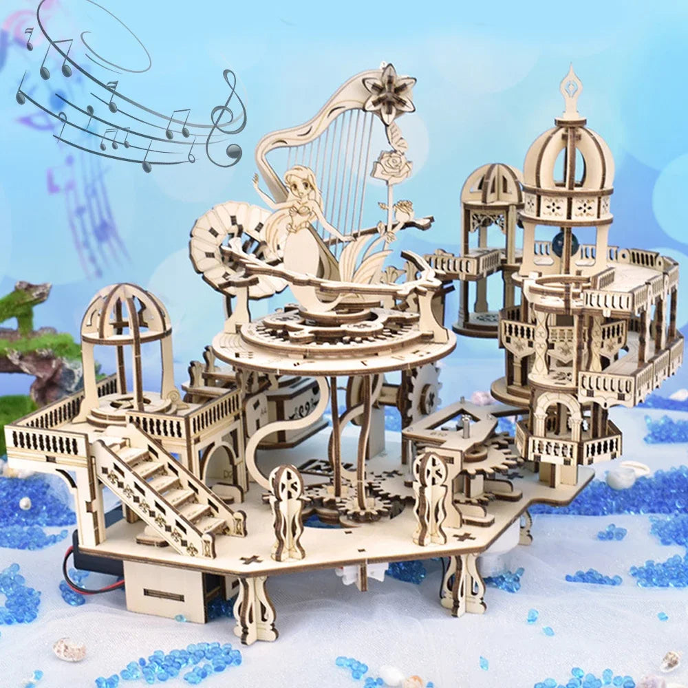 Mystery Island 3d wooden puzzle – complete kit