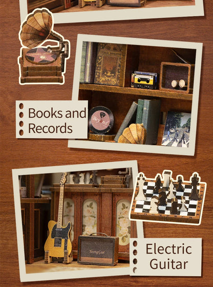CUTEBEE Book Nook Kit Sets